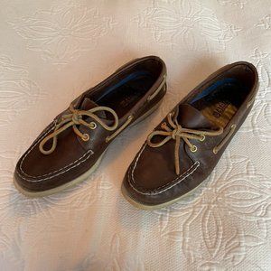 Brown Sperry Leather Loafers